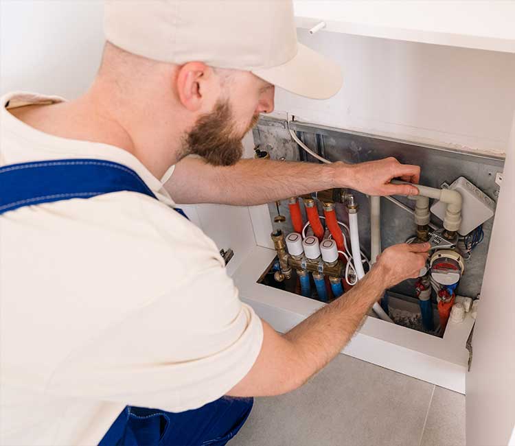 furnce-repairman-fixing